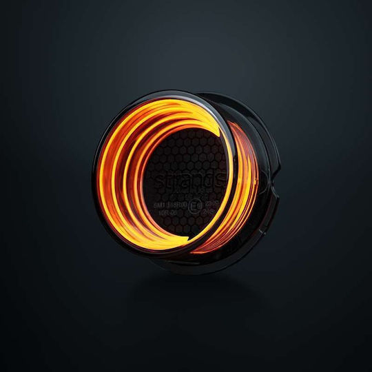 Neon Volume Light Strans Geo Dark 10-40v Orange