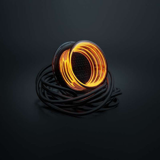 Neon Volume Light Strans Geo Dark 10-40v Orange