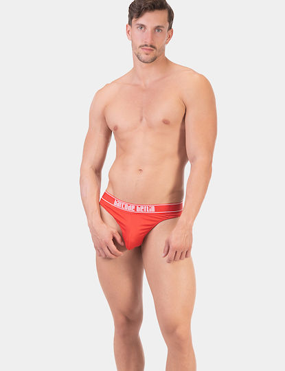 Barcode Berlin Ανδρικό Sexy String Κόκκινο