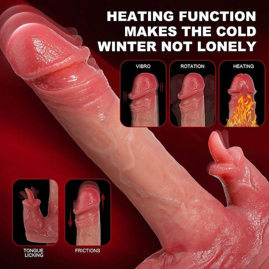 Passion Labs Realistisches Dildo mit Saugnapf Flesh