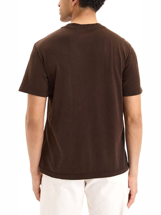 Calvin Klein T-Shirt Braun-Beige Calvin Klein T-Shirt Braun-Beige