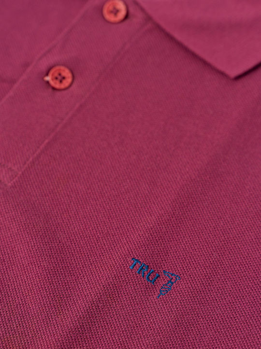 Polo Herrenblusen Magenta