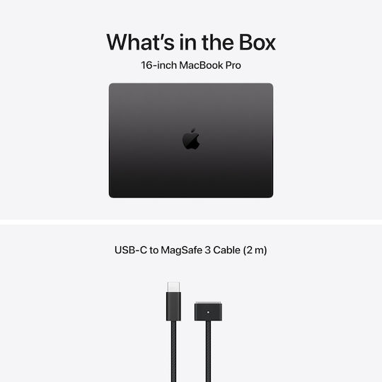Apple MacBook Pro 16,2 Zoll IPS Retina Display 120Hz (M5 Max-18-Kern/64GB/2TB SSD/40-Kern-GPU) Space Black Internationales Englisch Tastatur