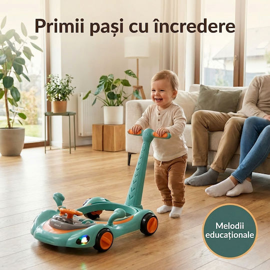 Invincio Στράτα με Μουσική για 9+ Μηνών Πορτοκαλί