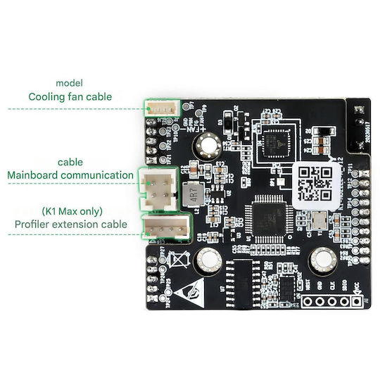 Creality Хотенд Адаптер Платка K1 K1 Max K1c K1 Se Oem Pcb Ъпгрейд Интегрирана Керамична Дюза Pcba Главa За Печат Заместващ Комплект Аксесоар За 3D Принтер