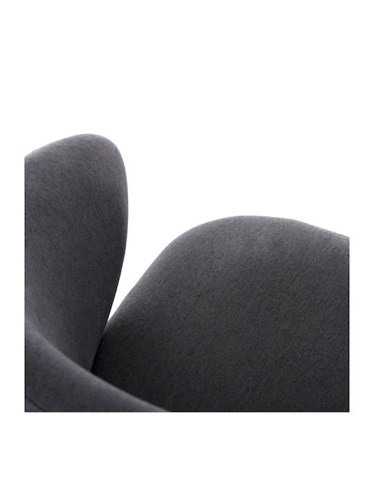Metallic Dining Room Chair Gray 56x56x76cm