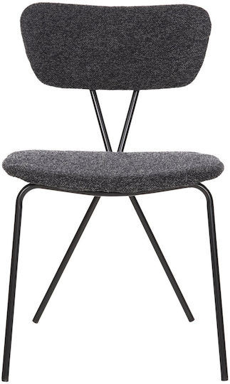 Dining Room Chair Metallic Dark Gray