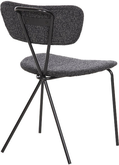 Dining Room Chair Metallic Dark Gray