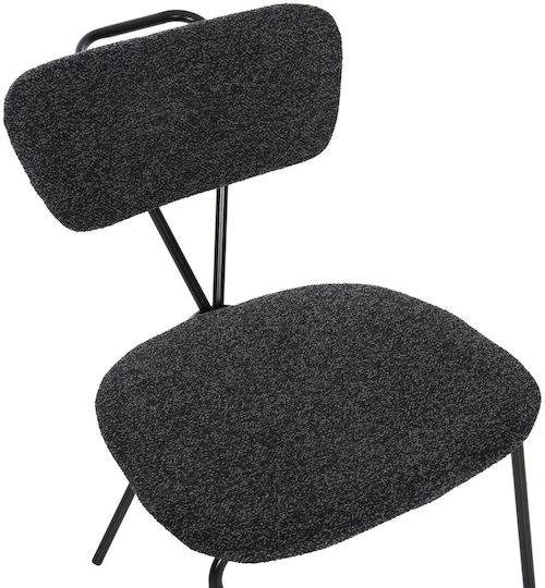 Dining Room Chair Metallic Dark Gray