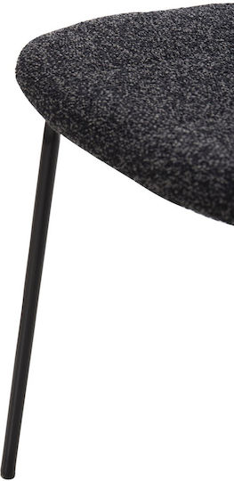 Dining Room Chair Metallic Dark Gray