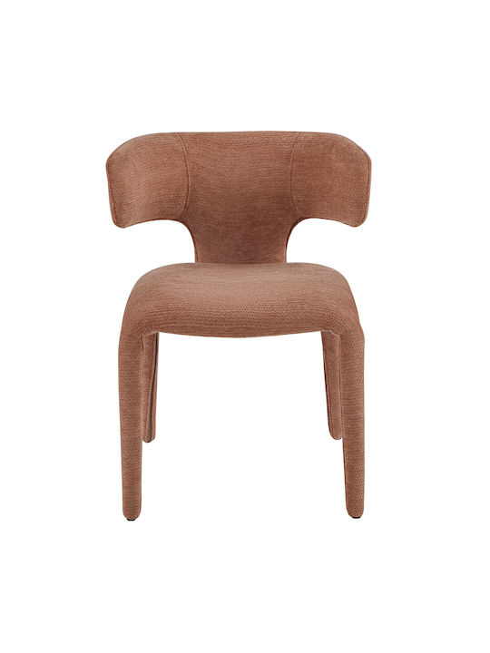 Bien Dining Chairs with Fabric Upholstery Terracotta 2pcs 49.5x55x76cm