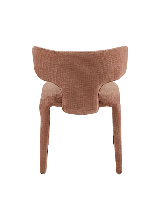 Bien Dining Chairs with Fabric Upholstery Terracotta 2pcs 49.5x55x76cm