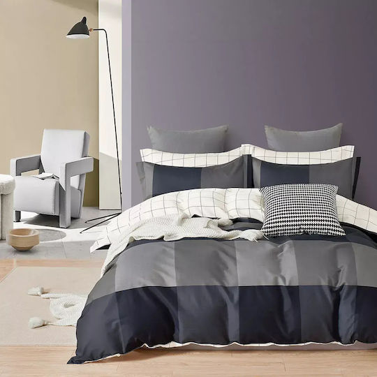 Beauty Home 12696 Σετ Υπέρδιπλο 4τμχ 230x260εκ. Γκρι Beauty Home 12696 Σετ Υπέρδιπλο 4τμχ 230x260εκ. Γκρι