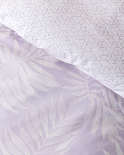 Nima Set Cearceafuri de Pat Semiduble 190x260cm Lila (3 Buc)
