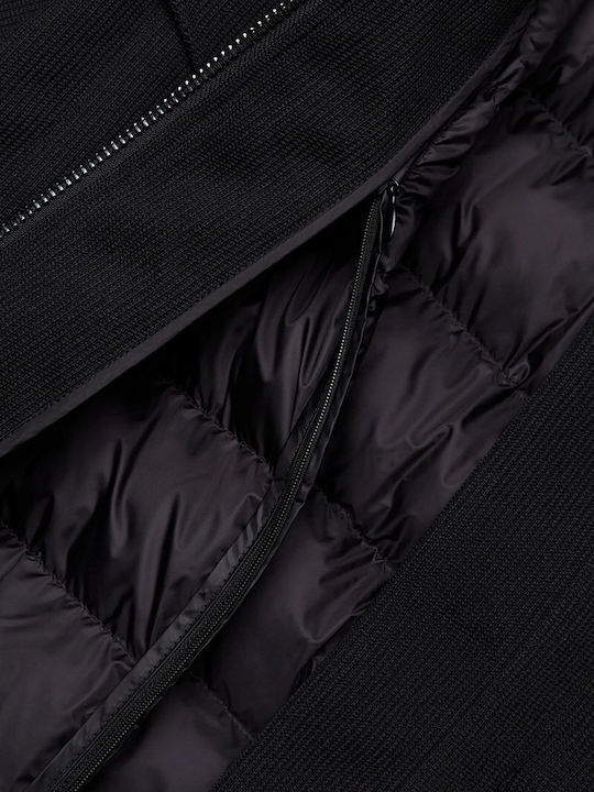 Overshirt Cu Mânecă Lungă Negru