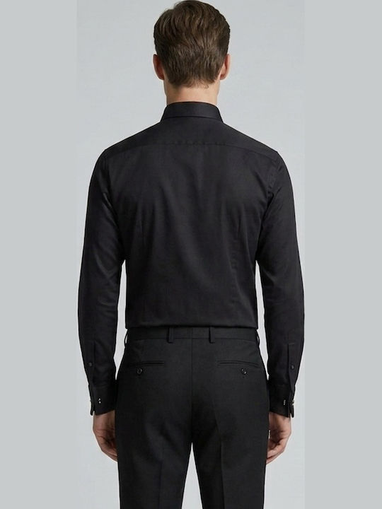 Long Sleeve Shirt Narrow Fit Black