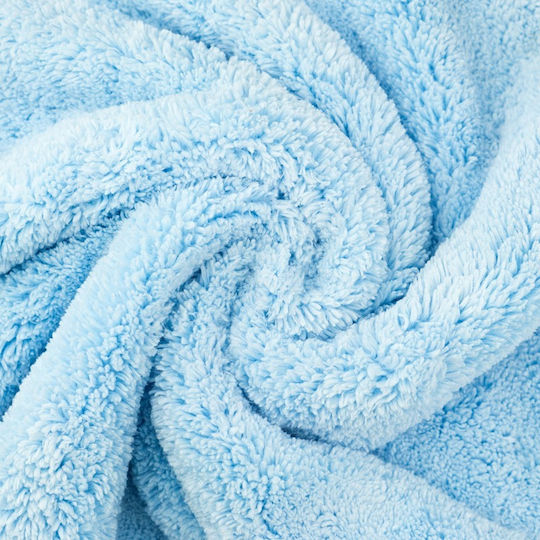 Prosop Din Microfibră Pentru Față 380gr/m² Albastru 40x40cm