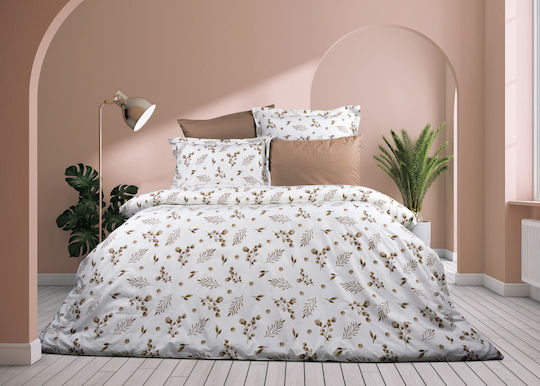 Dimcol Μυρτώ Σετ Μονό 3τμχ 160x240εκ. 352 Beige