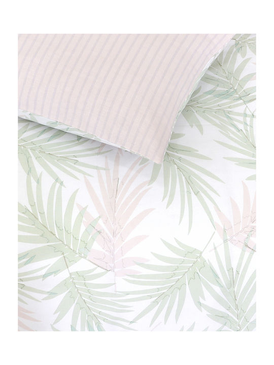 Kocoon Palme Set Bed Sheets Double With Rubber Hugger 160x200+32cm 4 Pieces