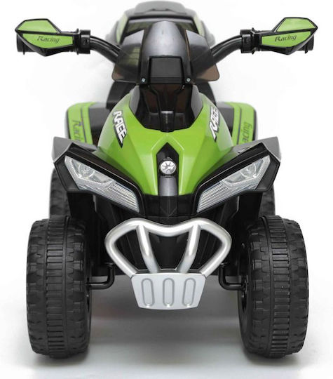 Kids Electric 6 Volt 4 Wheel Motorcycle Green For 3+ Years