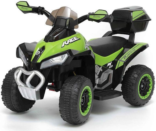 Kids Electric 6 Volt 4 Wheel Motorcycle Green For 3+ Years