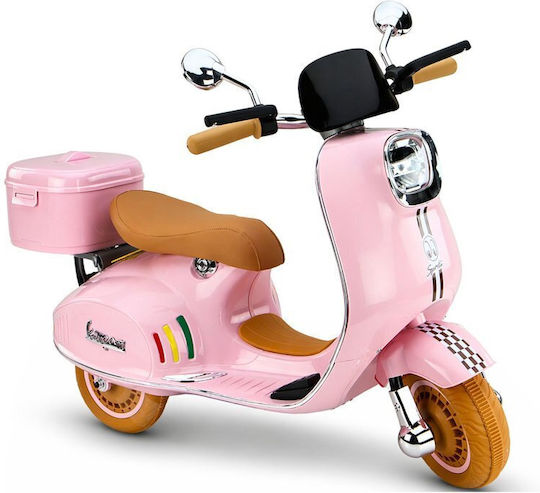 Детска Vespa Електрическа 12 Волта Розова