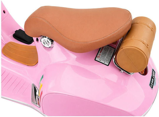Vespa Electrică Pentru Copii 12 Volți Roz Pentru 3+ Ani