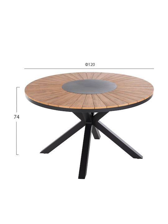 Garten- und Outdoor-Möbelsets Speisesaal Anthrazit 5 Stück