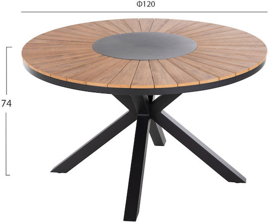 Garten- und Outdoor-Möbelsets Typsatz Speisesaal 5 Stück Anthrazit FB910870.01 Garten- und Outdoor-Möbelsets Typsatz Speisesaal 5 Stück Anthrazit FB910870.01