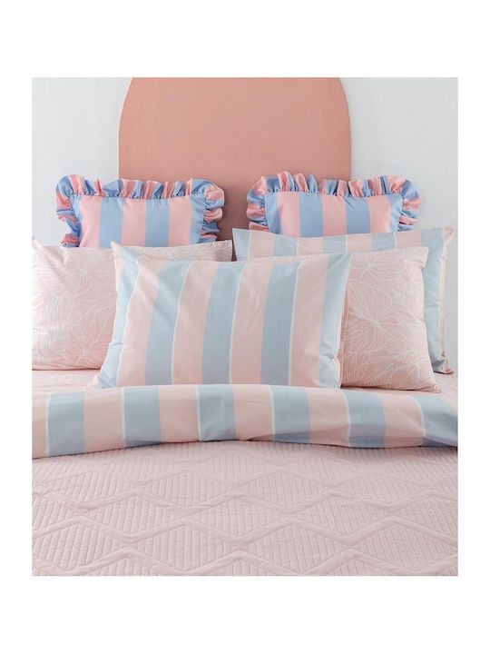 Palamaiki City Life Cl200 Bed Sheets Set King Size 270x260cm Multicolour 4 Pieces