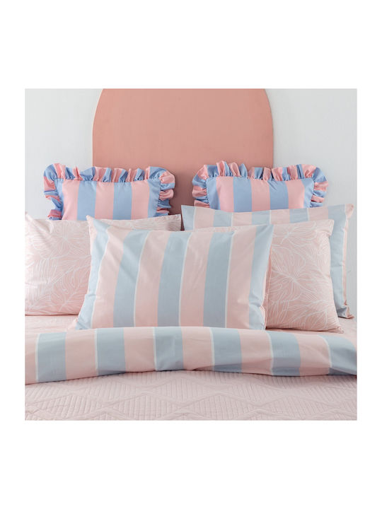 Palamaiki City Life Cl200 Bed Sheets Set King Size 270x260cm Multicolour 4 Pieces