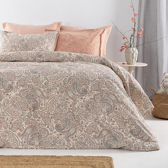 Palamaiki Estella Комплект Чаршафи King Size с Ластик 240x260+32см Многоцветни (4 броя)