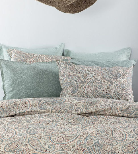Palamaiki Ste100 Комплект Чаршафи Единични с Ластик 110x200+32см Aqua (3бр)