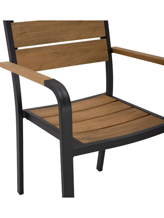 Garten- und Outdoor-Möbelsets Speisesaal Anthrazit 5 Stück
