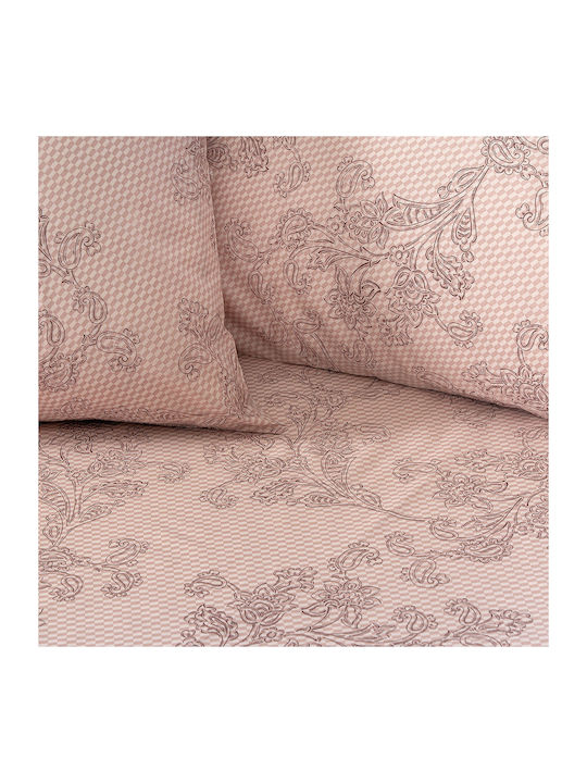 Beauty Home 12569 Double Bed Sheets Set 200x260cm Rotten Apple 4 Pieces 12569SEDI