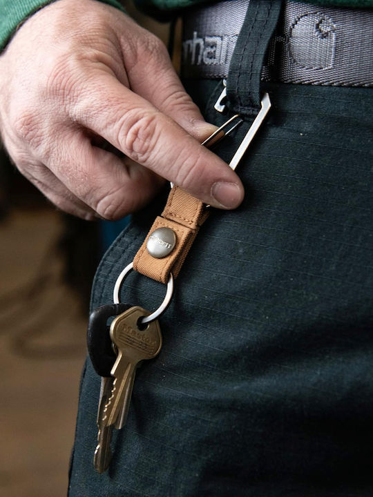 Carhartt Keychain Nylon Duck Key Keeper Carhartt Brown