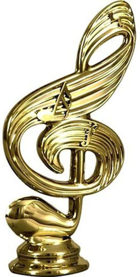 Kunststoff Musikerfigur Mit Musikalischer Note F157/g