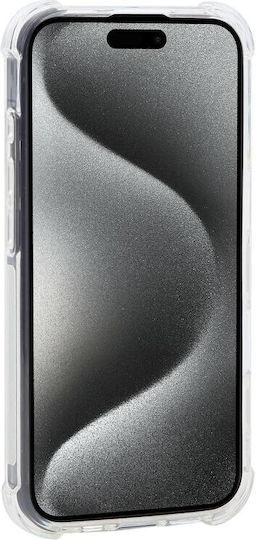 Magsafe Θήκη Σιλικόνης Air Cushion Γωνίες Transparent Apple Iphone 15 Pro Max