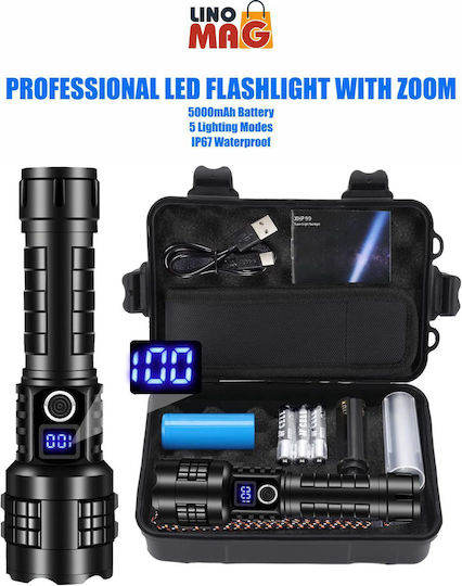 Linomag Rechargeable LED Flashlight IP67