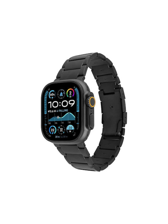 Fixed Tragbare Bänder Schwarz Apple Watch 44/45/46/49 mm