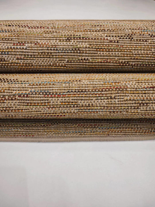 Outdoor Living Room Runner Wicker Beige 80x230cm