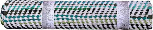 Gifiie Χαλί από Γιούτα 60x90cm White Green