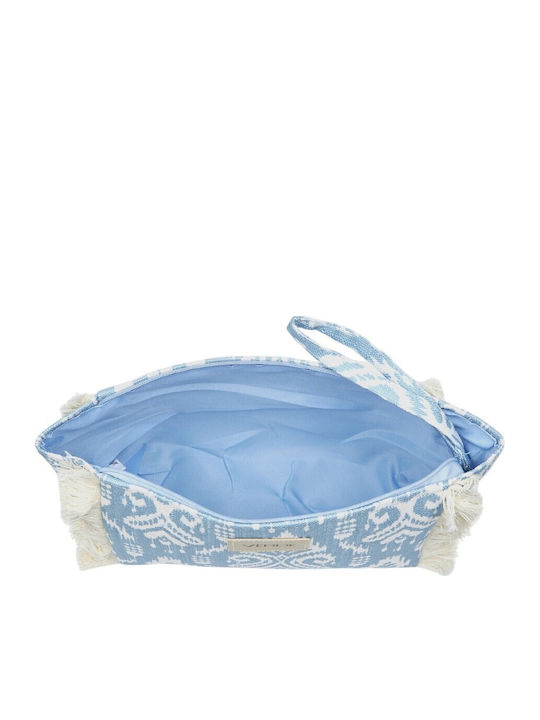 Verde Damen Kulturbeutel 07-0430 Blau Blau