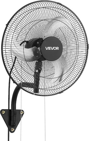 Vevor Ανεμιστήρας Τοίχου 59W Διαμέτρου 45.7cm Μαύρος