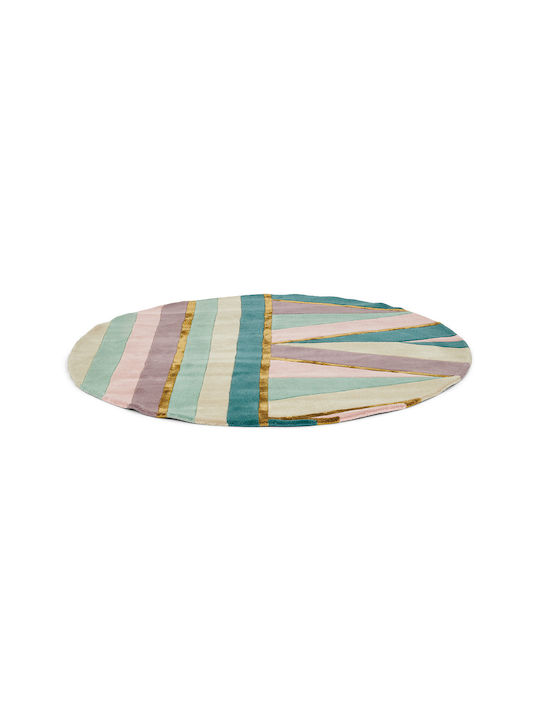 Ted Baker Sahara Lucrat manual Covor Rotund Roz