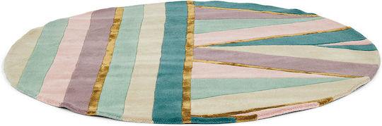 Ted Baker Sahara Lucrat manual Covor Rotund Roz