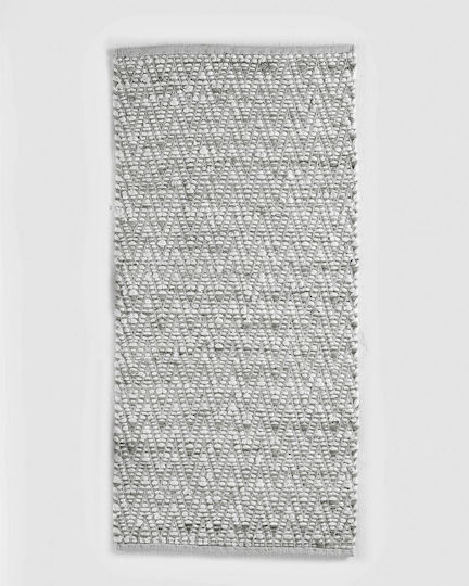 Rythmos Mandel Χαλί Ορθογώνιο Καλοκαιρινό Βαμβακερό 01 Grey 60x120cm