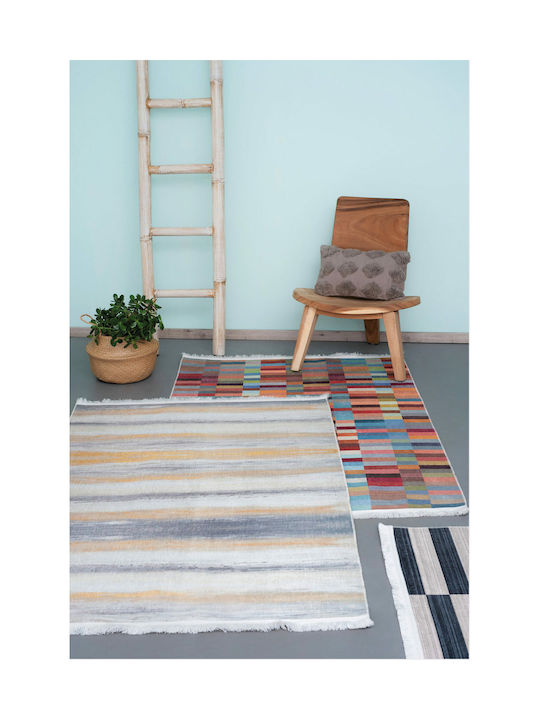 Palamaiki DC001 Rug Rectangular with Fringes Beige