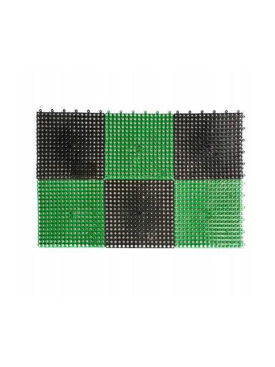 Vimar Χαλί 36x55cm Μαύρο/πράσινο
