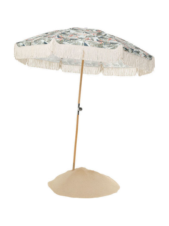Umbrelă Rotundă Din Aluminiu Hawaii Leaf Multicolor Φ2xÎ2.26m